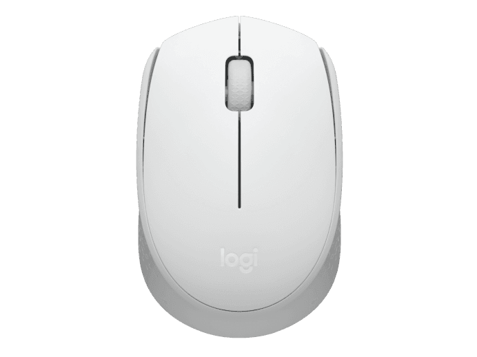 Logitech M170 Wireless Mouse, Ambidextrous, Off-white - Ratón - diestro y zurdo