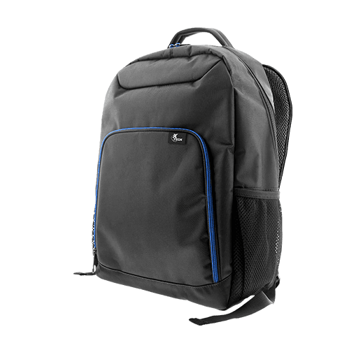 Xtech XTB-211 Mochila para laptop- 15.6 -  Polister -  Color Negro con detalles en azul